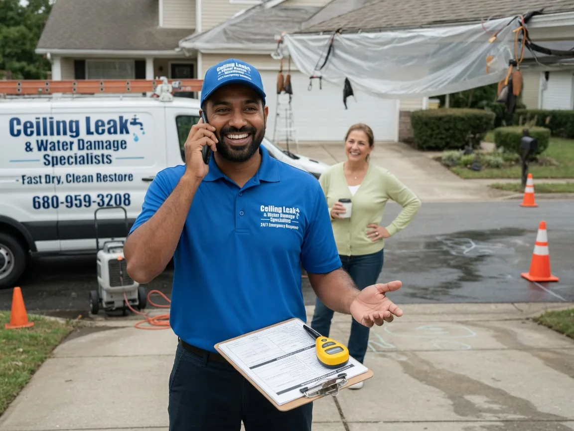 Ceiling Leak Cleanup Jacksontown, OH FAQs